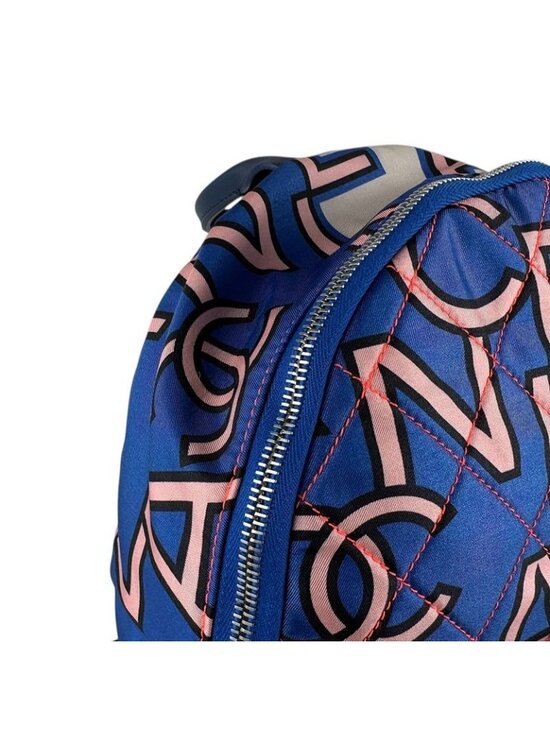 Chanel Multicolor Graphic Print Backpack